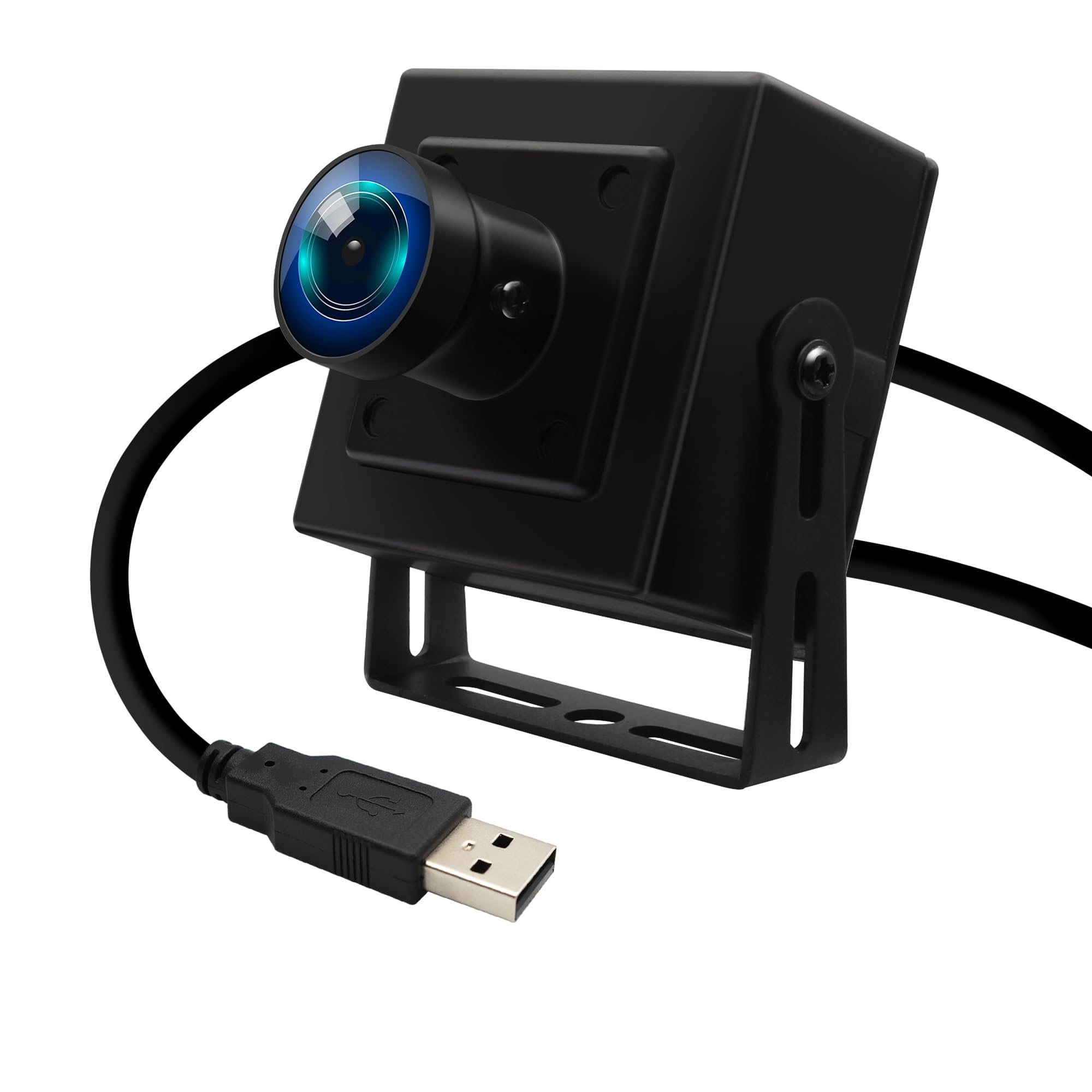 Hotpet 5MP Wide Angle USB Camera with 170 Degree Fisheye Lens 1944P 15FPS Webcam Plug&Play Webcamera Aptina MI5100 Mini UVC Camera for 3D Printer Industrial Inspection Surveillance Robot Vision-image-23