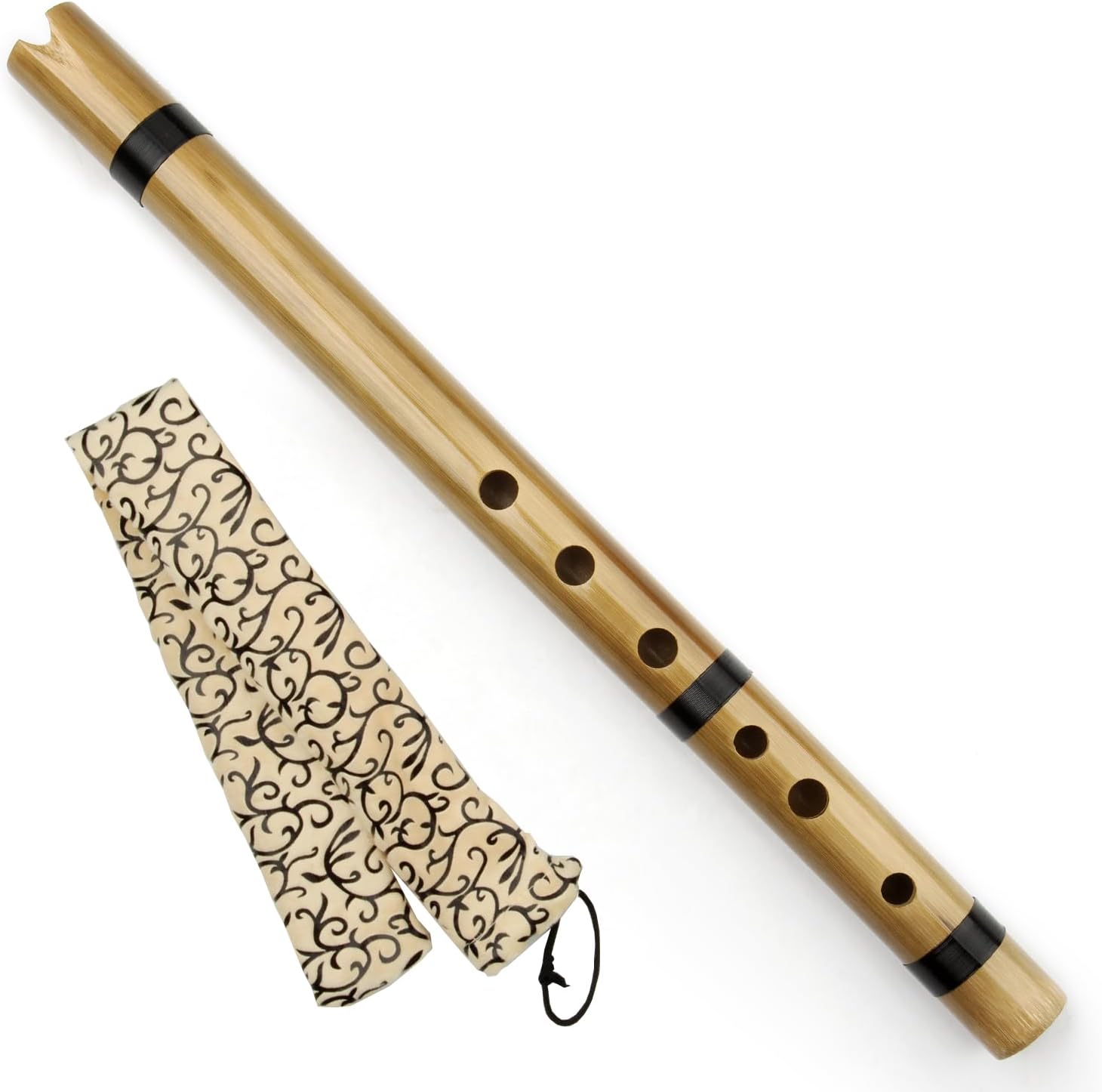 a Vertical Bamboo Flute Indian Bamboo Quena Flute