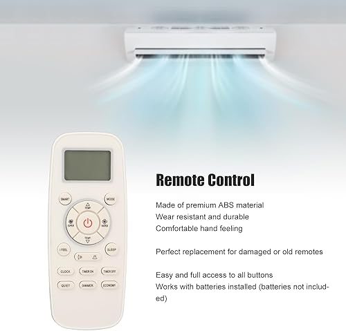 Miniatura 3 de DG11L1 03 DG11L1 04 Mando a distancia de repuesto para aire acondicionado con fácil acceso, material premium