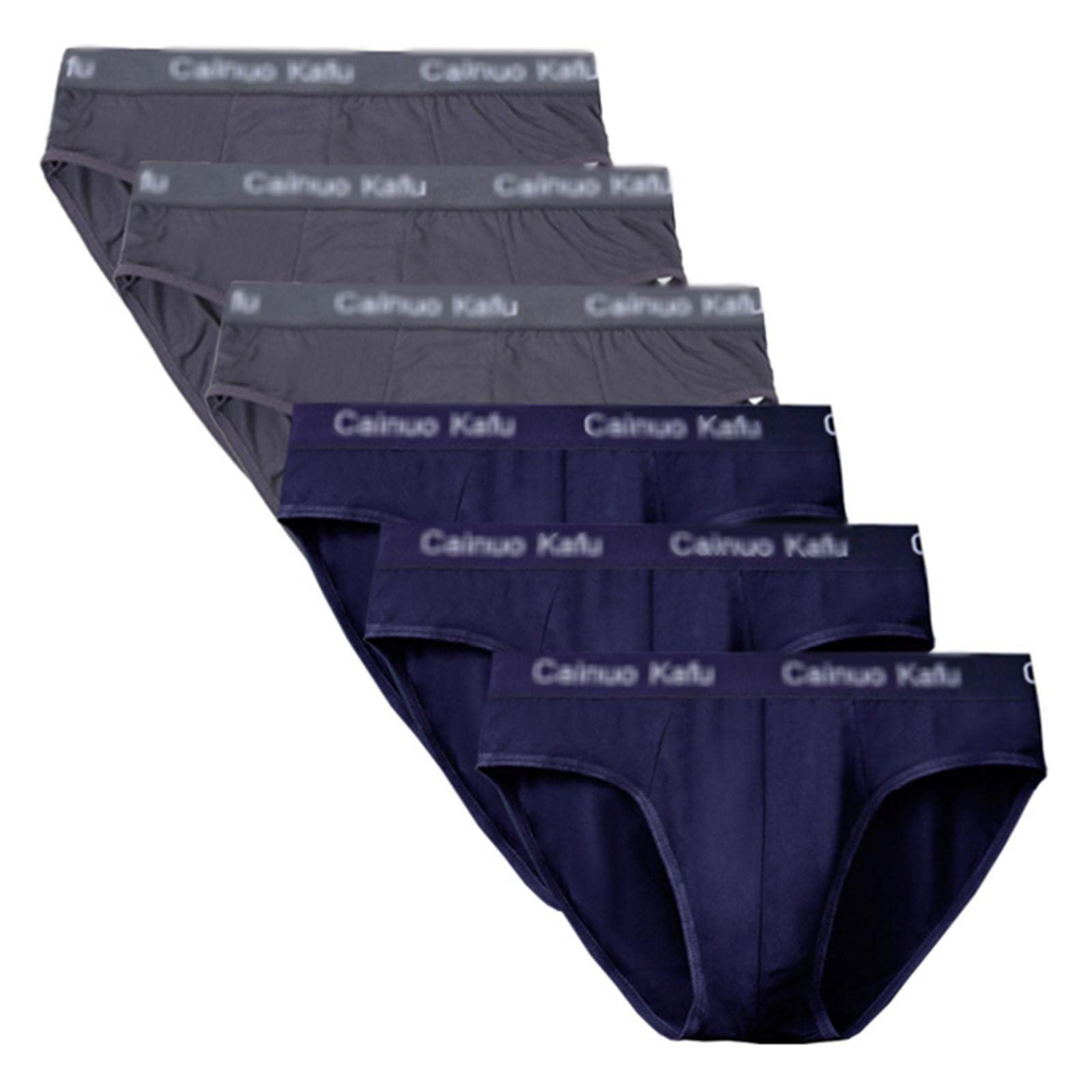 Boxer Uomo 6Pcs/Lot Uomini Slip Solidi Mutande M-7Xl