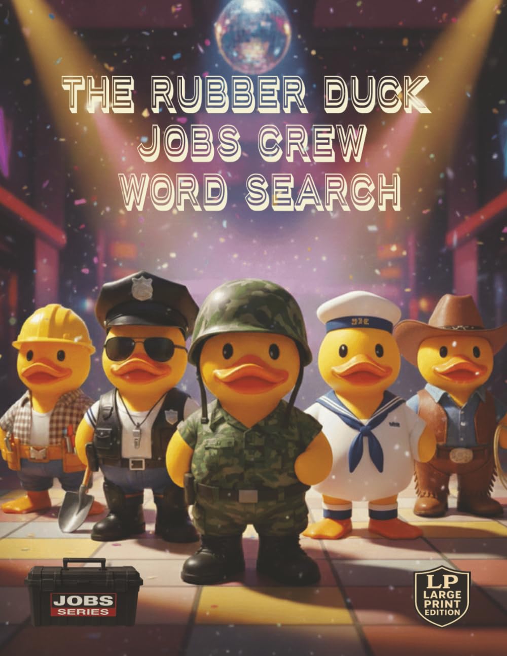 The Rubber Duck Jobs Crew Word Search: Large Print Fun! What do a cowboy, construction worker, police officer, soldier, and sailor have in common? 55 ... Disco finale (Rubber Duck Jobs Crew Series)