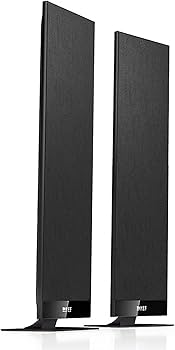 KEF T301c Satellite Speakers 薄型センタースピーカー KEF T301 Satellite Speaker - Black (Pair) : Amazon.in: Electronics