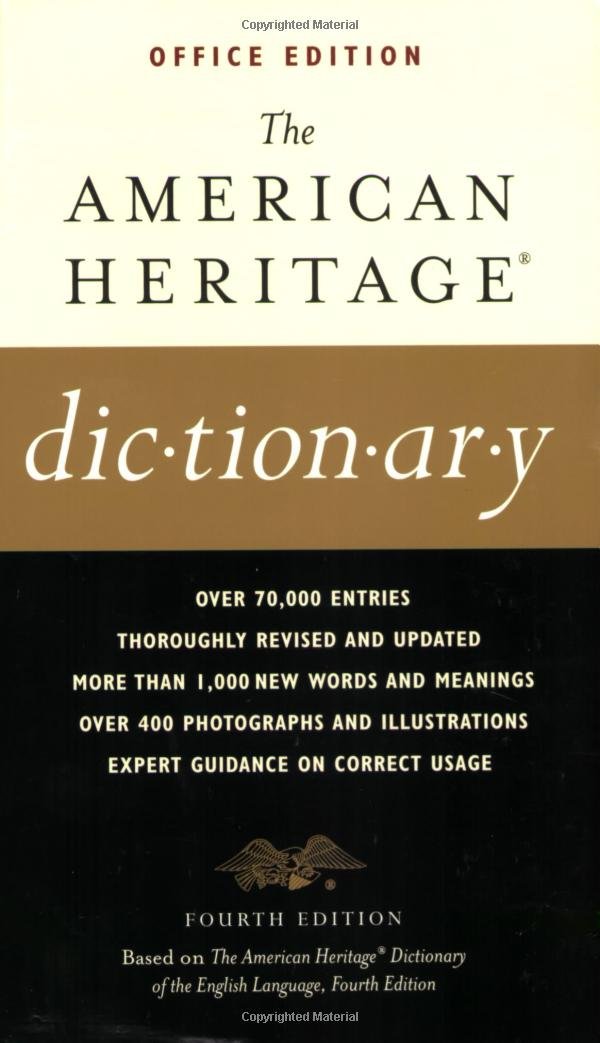 The American Heritage Dictionary of the English Language