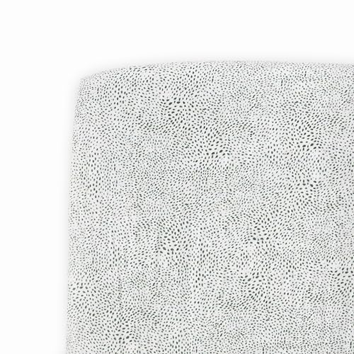 Image of Little Unicorn Premium Crib Sheet | Breathable & Super-Soft Muslin Fabric (Green Seed)