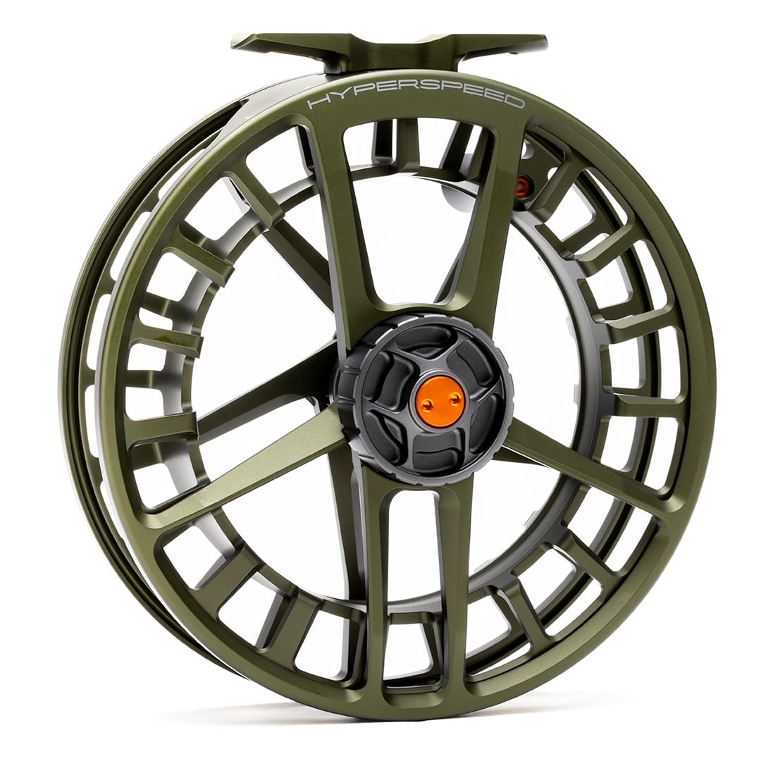 LAMSON | Hyperspeed F Fly Fishing Reel | Ultra Fast Retrieve with Sealed Conical Drag | CNC Machined, Lightweight Large Arbor
