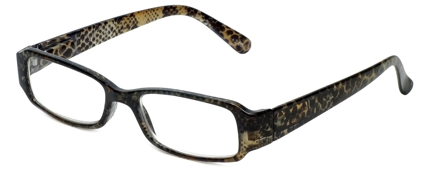 Corinne McCormackDesinger Reading Glasses Libby in Gold Snake Skin