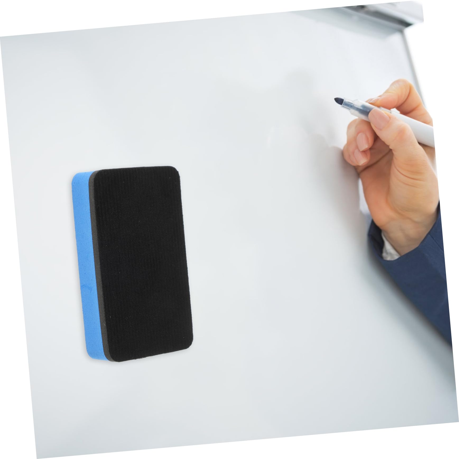 SHINEOFI 4 Sätze Wiederverwendbare Eva Radiergummis Wischen Tafel Whiteboard Radierer Whiteboard Cleaner Trocken Abwischbare Radiergummis Magnetische Löscher Für Whiteboards 10 Stück * 4