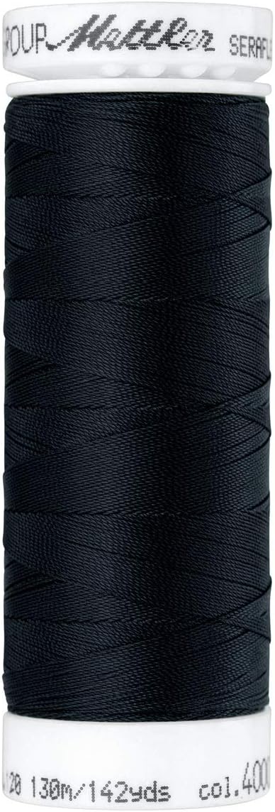Seraflex Elastic Thread 50wt 142yd-Black -7840-4000