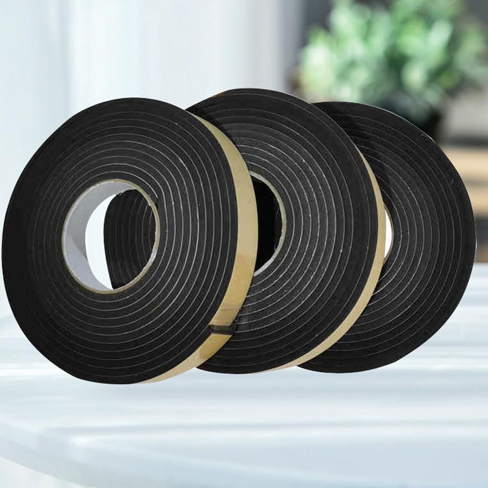 Car Speaker Sealing Tape - Foam Grip Tape,Soundproofing Waterproofing Insulation Foam Gasket Tape,2mm Thick-10mm Width-33Ft