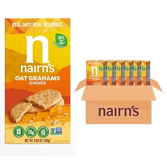 Nairns Gluten Free Stem Ginger Oat Grahams 5.64oz Pack of 6