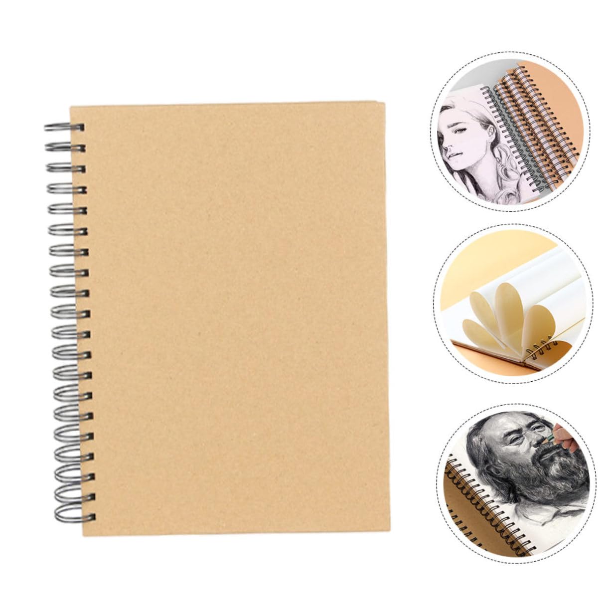 Carnet de Croquis 1 PC pour Étudiants, Livre de Peinture DIY