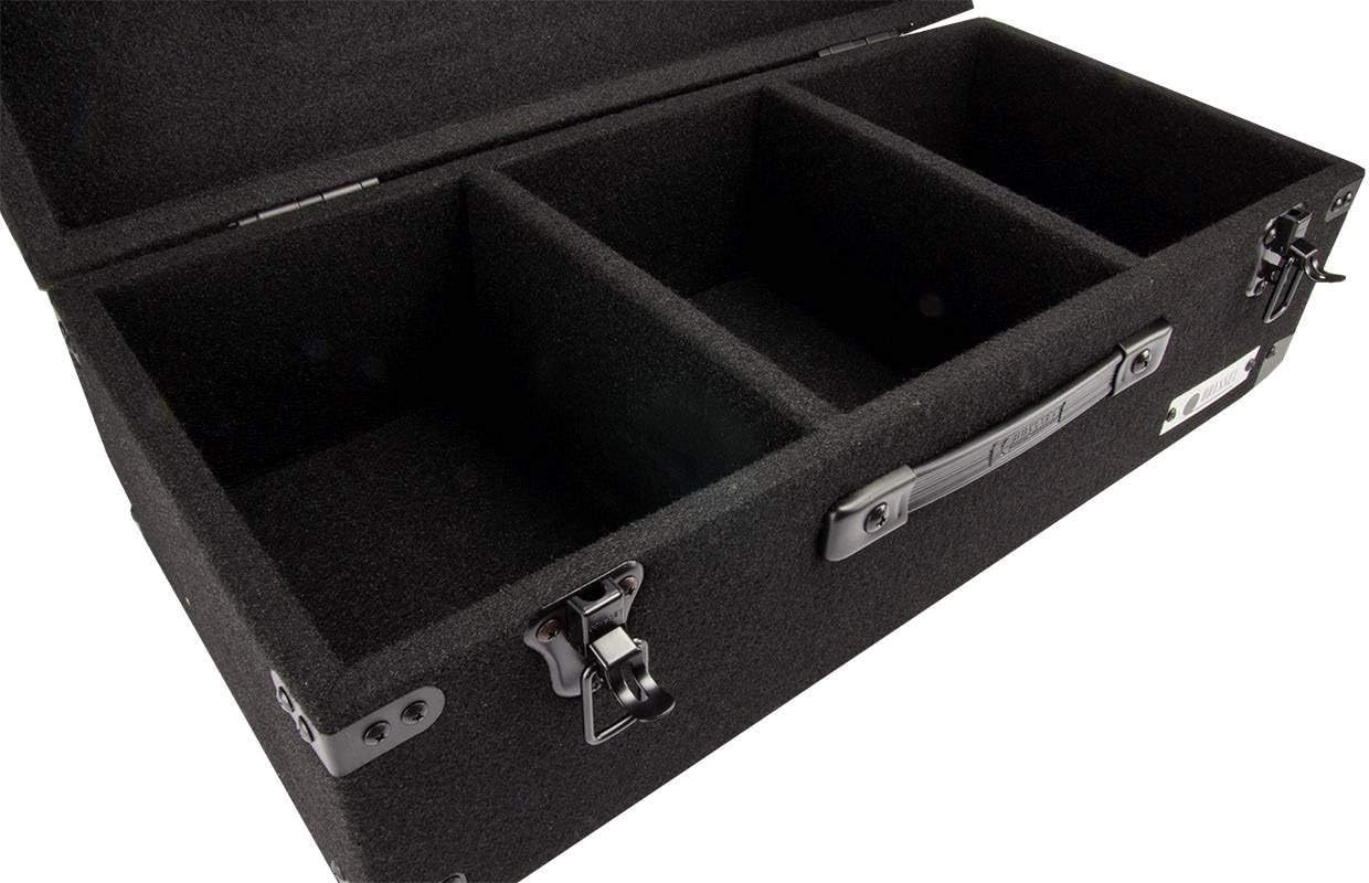 Odyssey C45200 Carpeted Case for 45 Rpm Vinyl Records with Surface Mount Hardware, Black