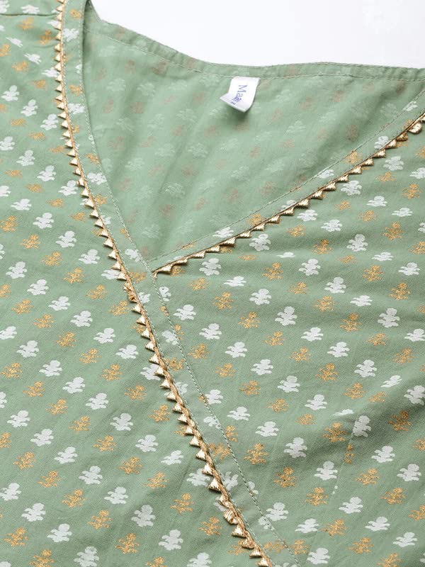 Image of Maaesa Anarkali Kurta Dupatta Set for Women