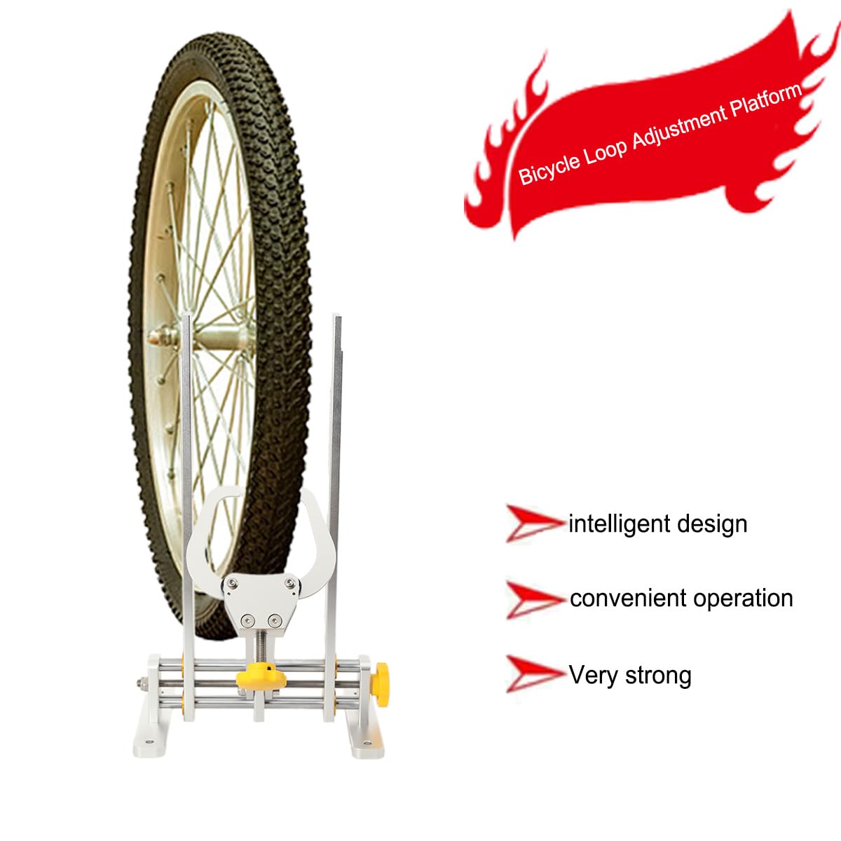 Soporte de centrado para llantas de bicicleta, soporte central de bicicleta ajustable de 10 a 29 pulgadas de diámetro, para reparación de juegos de ruedas, bicicletas de montaña, bicicletas de