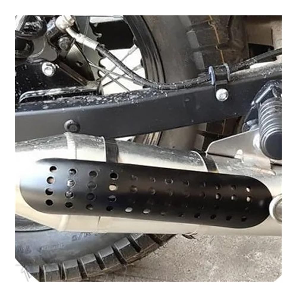 Protector De Calor para Tubo De Escape De Motocicleta Universal para H&Arley para Y&amaha Accesorios De Protección para Silenciador Capó Escape Moto