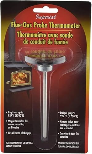 Termómetro de sonda de tubo de estufa de gas de combustión imperial 1,700f con montaje magnético KK0166