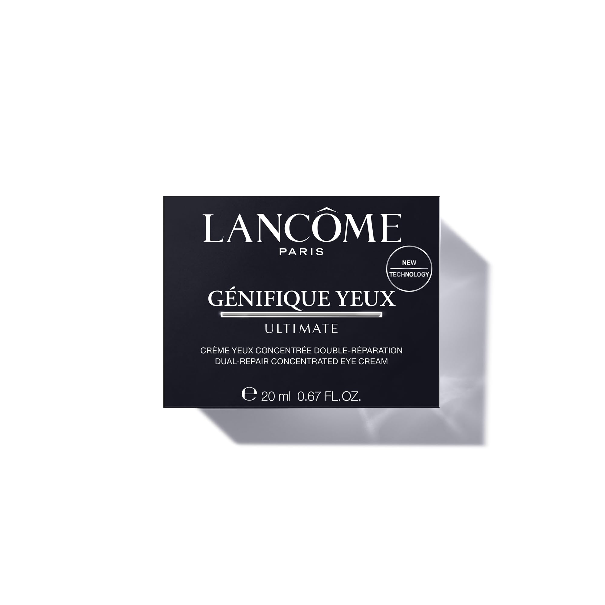 Lancôme - Génifique Ultimate Eye Cream – Tratamiento Contorno de Ojos Antiedad, Ojeras y Líneas de Expresión – Crema Reparadora – Fórmula Patentada, Beta-Glucanos-CM, Enoxolona - 20ml