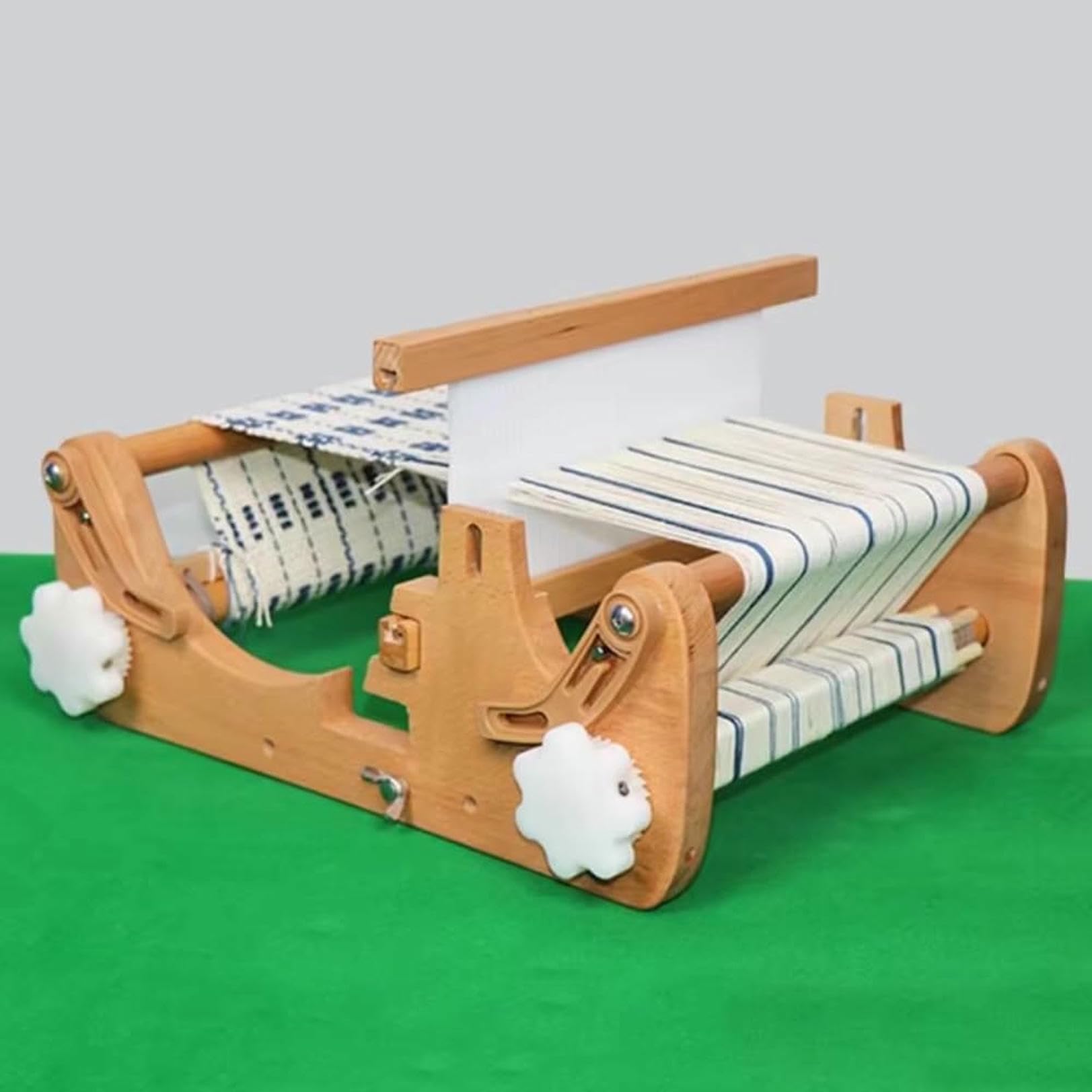 Kit telaio per tessitura, macchina per maglieria tessuta a mano fai da te, supporto per la casa in legno per telaio per tessitura multi-artigianato, con pettine e bobina, per bambini principianti