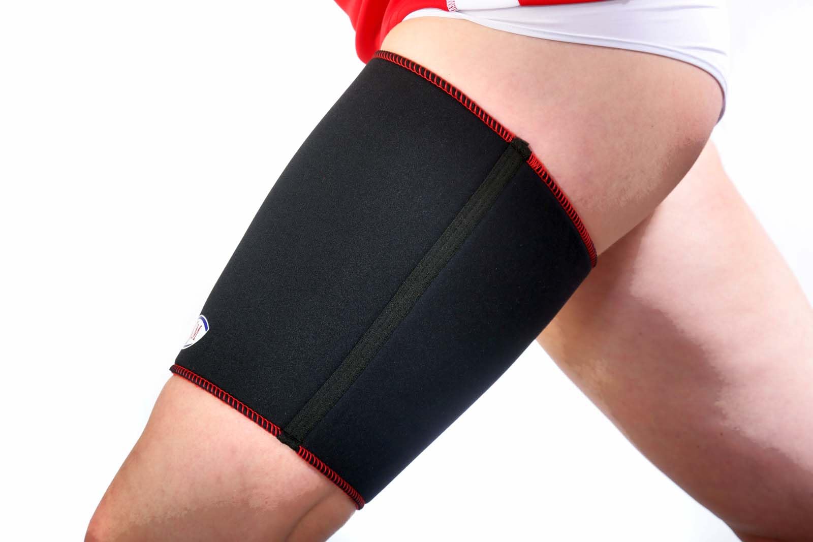 TSM Sportbandage Oberschenkel-Bandage Pro, M, 3510, Schwarz