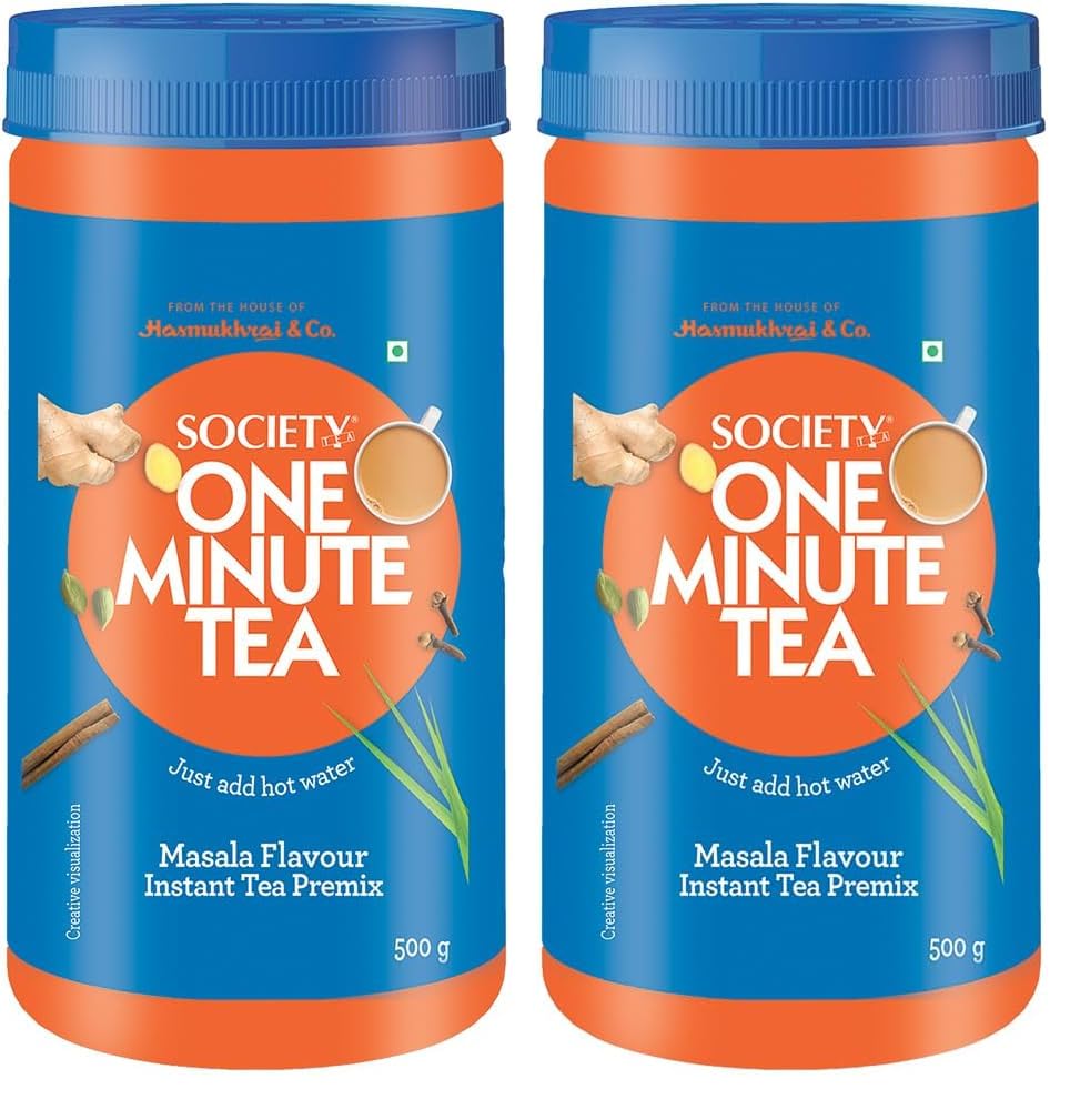 Society Tea Society OMT Masala Instant Tea Premix 500G Jar (Pack of 2)-image-40