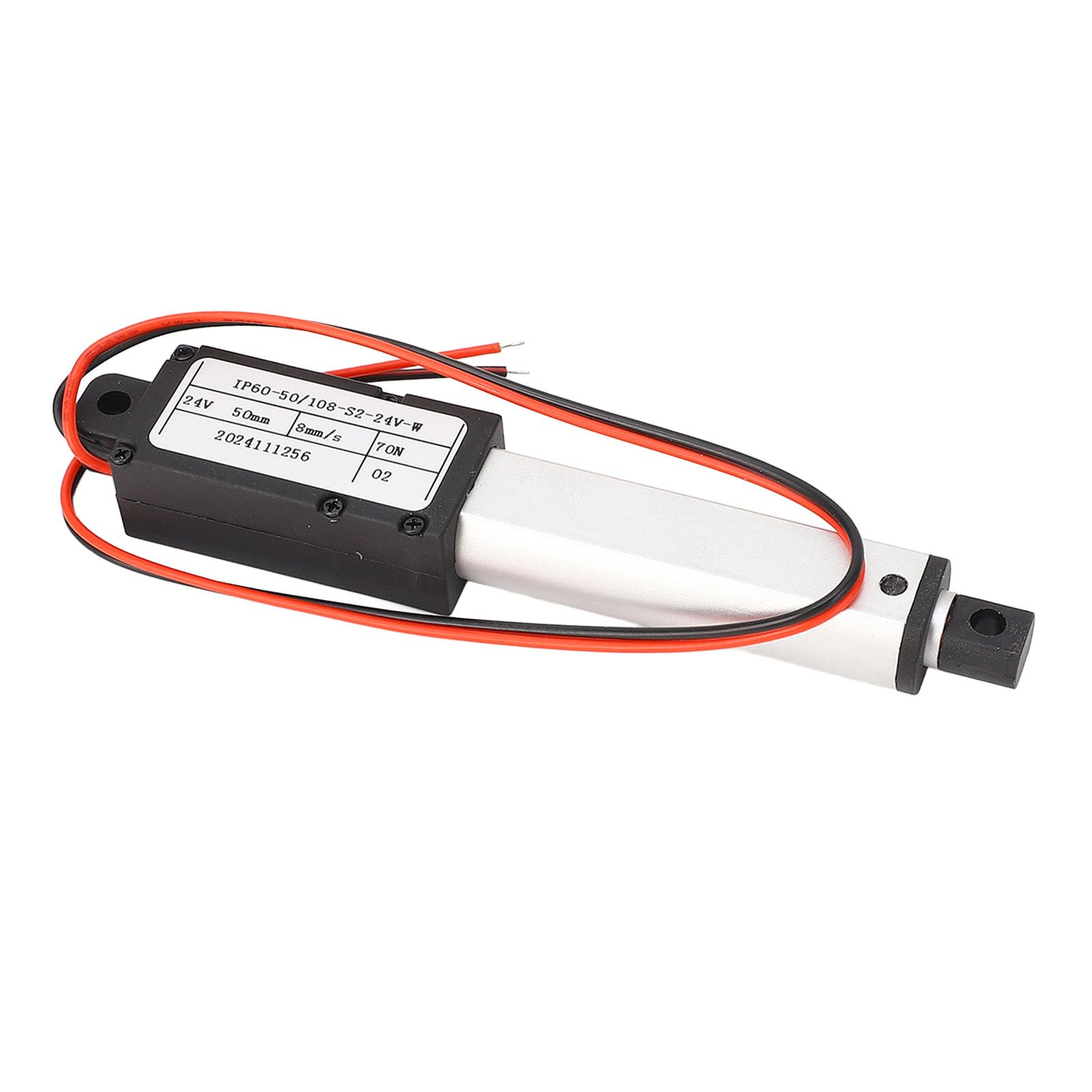 Mini Actuador Lineal Eléctrico 24 V CC 50 mm 70 N Empuje para Abridores de Ventanas