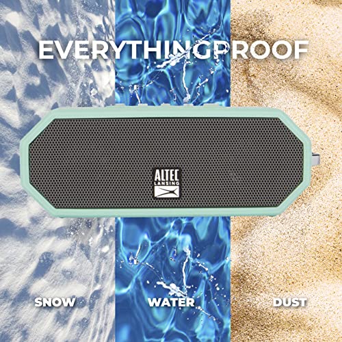 Altec Lansing Lifejacket H2O 4 - Waterproof Bluetooth Speaker, Durable & Portable Speaker With Voice Assistant, 10 Hour Battery Life & 100 Foot Range, Mint #TOP3