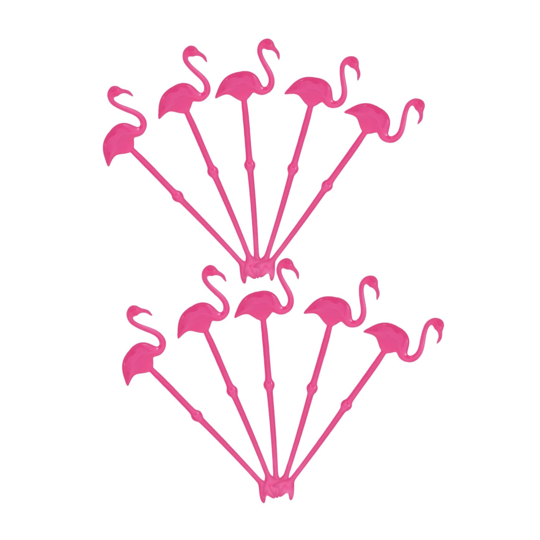 BIUDECO Stir Muddler 24pcs Disposable Plastic Stir Drink Sticks for Cocktails Swizzle Sticks for Bartending Accessories Hawaiian Theme