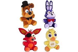 FNAF Plushie Set FNAF 1 - 4Pcs Phantom Foxy Collectible Plush Toys