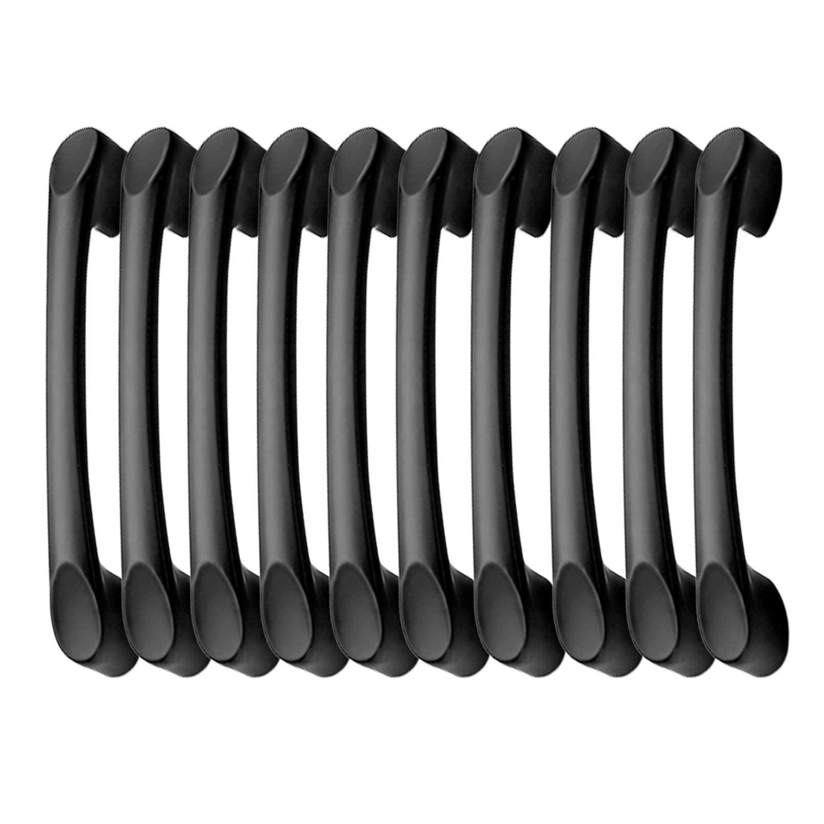 Bouton de main noir en T entraxe 96mm pour meuble de cuisine chic