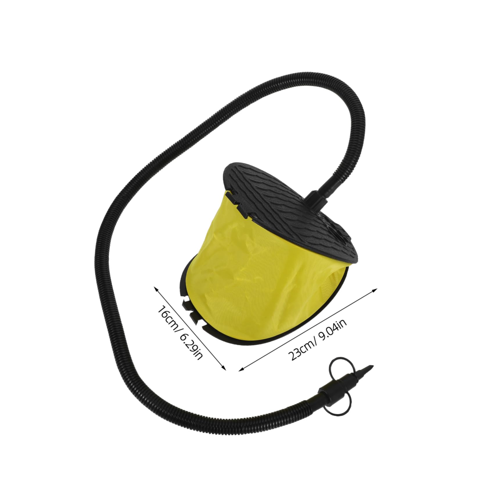 MAGICLULU 3 Stück Balg Fußpumpe Fußluftpumpe für Camping Luftbett Yoga Ball Matratze Adapter Tragbar Robust Einfach zu Bedienen