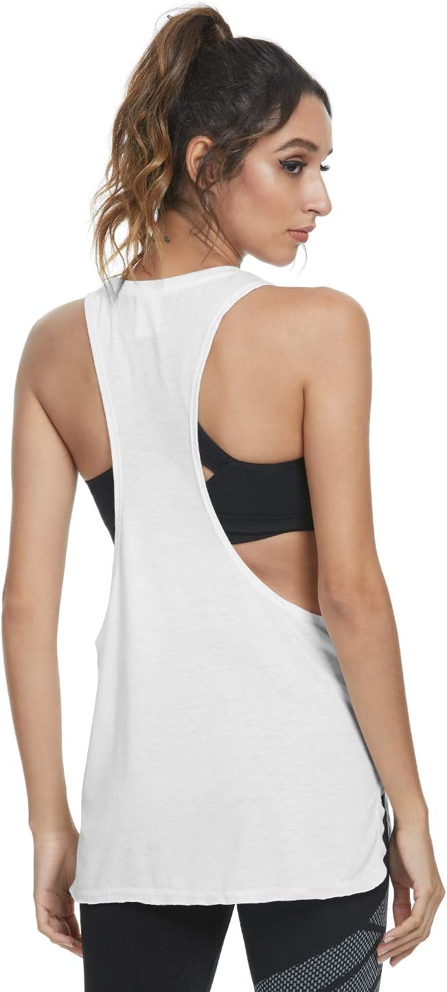Cosy Pyro Workout Tank Tops for Women Lightweight Running Tanks Basic Gym Tops Sleeveless Athletic Yoga Shirts-4 Pack - Image 4