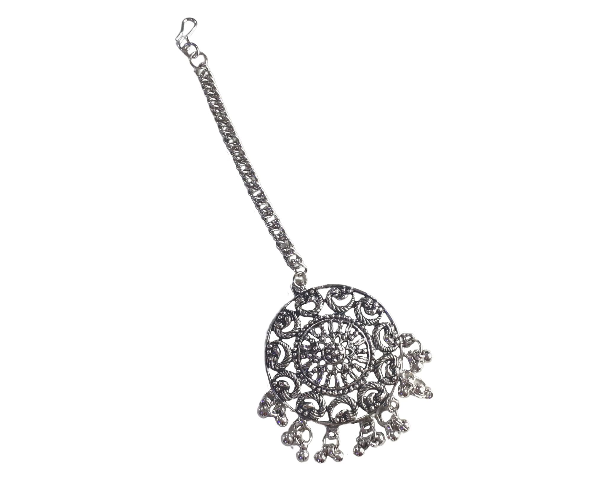 See full amazon price history chart for Mrigangi Traditional Oxidised Silver Plated Alloy Maang Tikka for Women and Girls Mrigangi Traditional Oxidised Silver Plated Alloy Maang Tikka for Women and Girls (B09RPYGFPV) Amazon Price History, Amazon Price Tracker