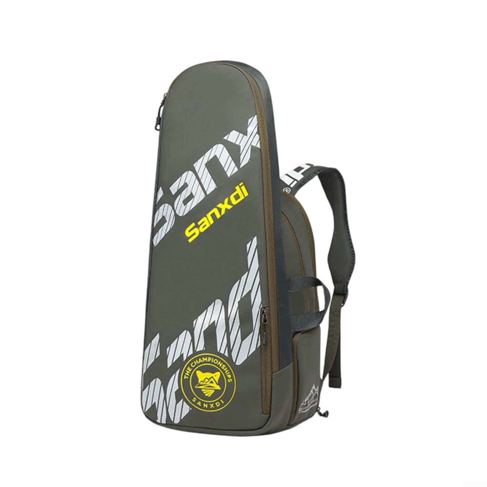 Mochila de raqueta de bádminton con compartimento para zapatos, bolsa de deporte para 2 raquetas con funda para laptop, funda ligera de transporte para tenis, squash, viajes, gimnasio