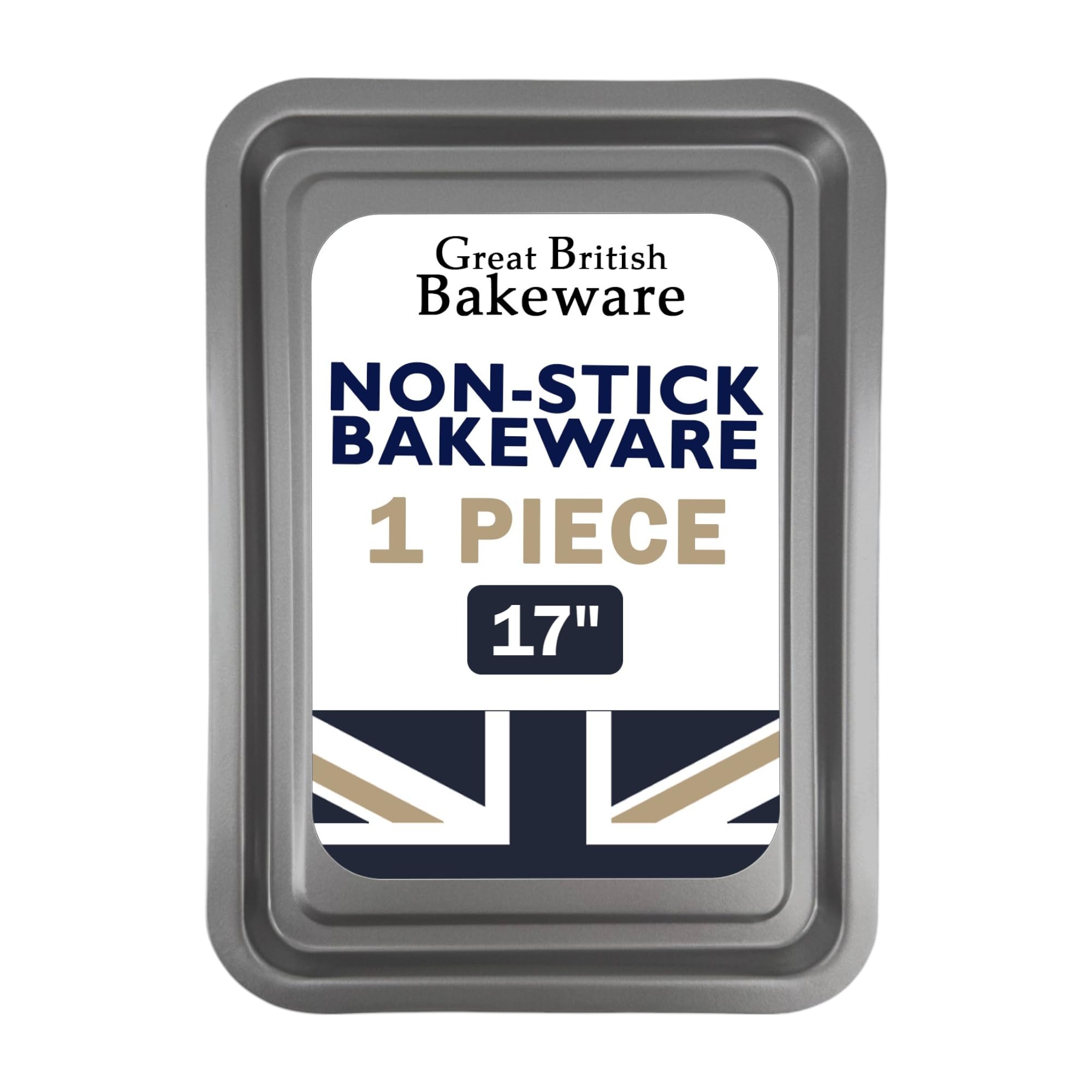 Samuel Groves 43cm Non Stick Oven Baking Tray Roasting Tray, Baking Tray, Roasters - Made in England (Single) — image 1