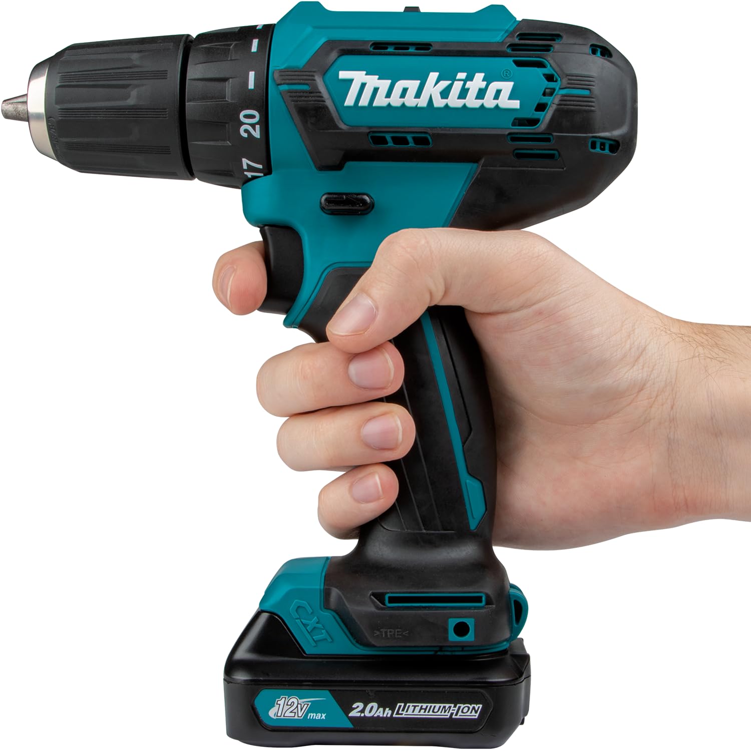 Makita DF333DZ DF333DZ-Taladro atornillador 12v CXT, 1 V, Nero, 3/8_pollice