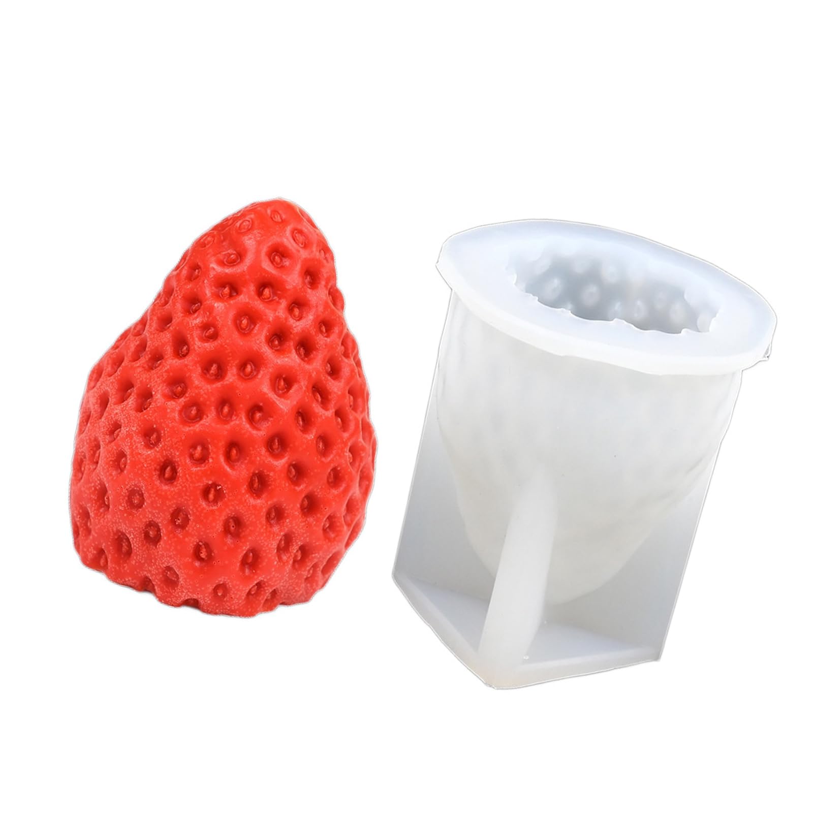 SXRQ Sturdy Silicone Chocolate Molds Baking Supplies Realistic Strawberry and Blueberry Dessert Creating At Homes Silicone Baking Molds for Chocolate