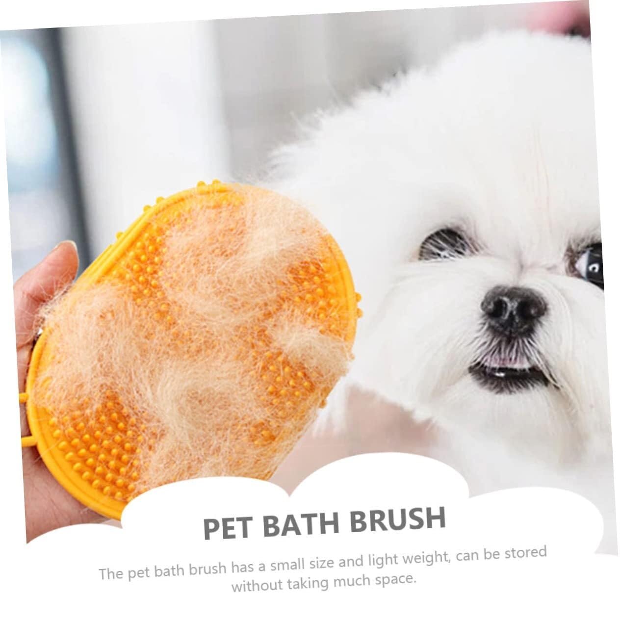 POLGDW 10 pezzi Spazzola for la pulizia degli animali domestici Spazzola for cani a pelo corto 2 in 1 Spazzola for peli di animali domestici Cucciolo Gatto Fornitura Spazzola for la pulizia multifunzi