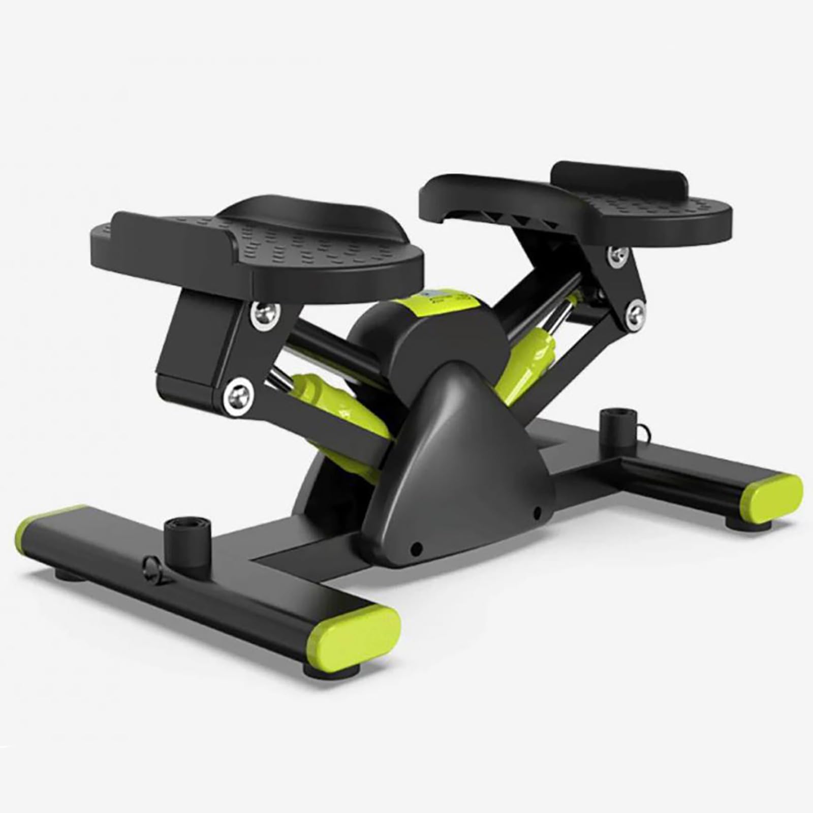 Stepper schodowy z taśmami oporowymi Mini Stepper z 4 trybami ćwiczeń do treningu całego ciała, przenośna maszyna krokowa z wyświetlaczem LCD
