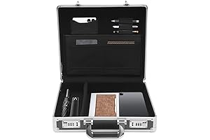 Locking Clipboard with Storage - Heavy Duty Metal Locking Briefcase