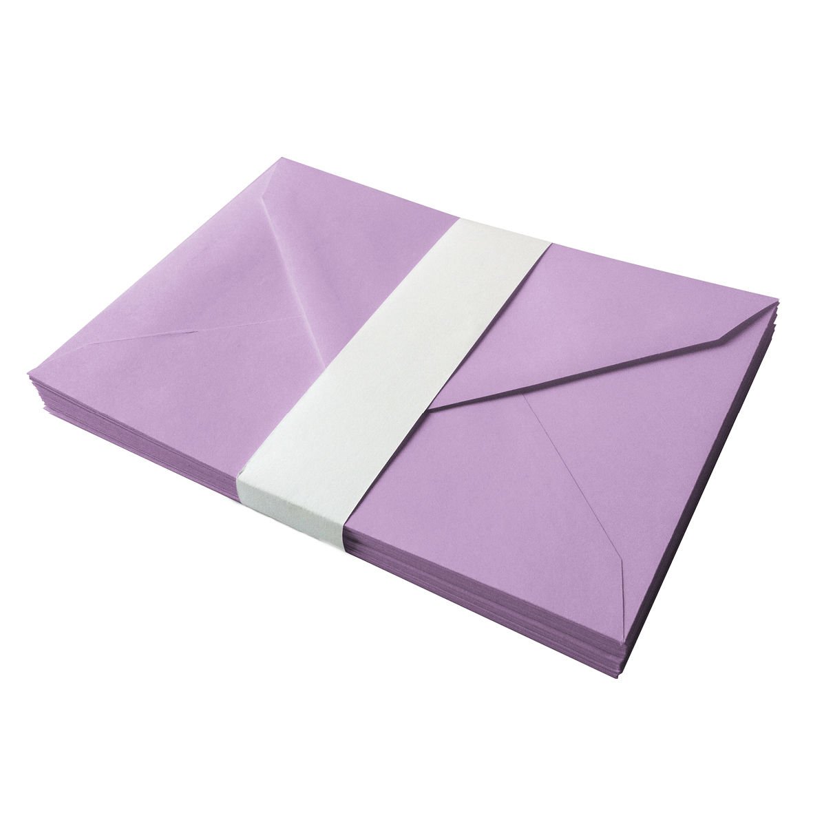 C6 (A6) 114 x 162mm 14 Colours-100gsm Gummed Greeting Envelopes White/Coloured (1000, Lavender) — image 1