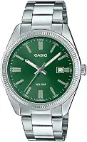 MTP-1302PD-3AVEF Relógio analógico masculino movimento de quartzo japonês com pulseira de aço inoxidável, prata, MTP-1302PD-3AVEF, prata, MTP-1302PD-3AVEF, Prata, MTP-1302PD-3AVEF