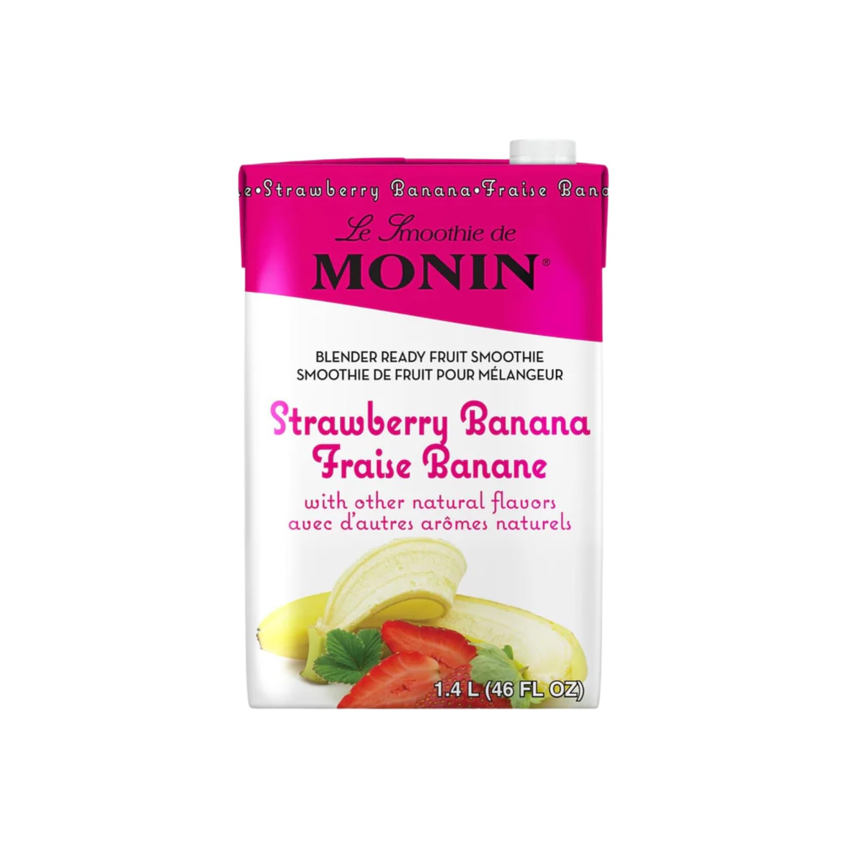 Smoothie Mixes Monin Strawberry Banana Fruit Smoothie Mix
