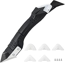 Caulk Removal Tool Kit for Kitchen, Removing Glue and Replacement Head, Multi-functional Bathroom Glass Glue Angle Seal Removal