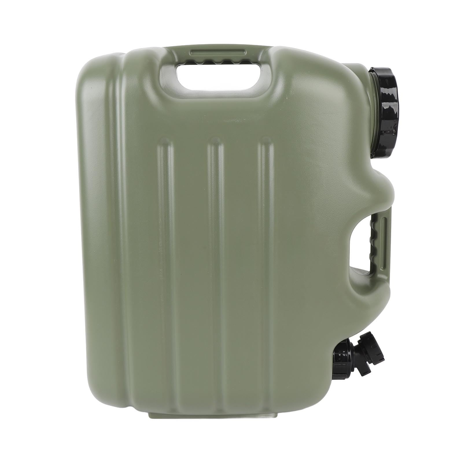 Camping-Wasserbehälter mit Zapfen, verdicktes PE, auslaufsicher, große Kapazität, Camping-Wasserspeicherkrug für Auto im Freien (25L)