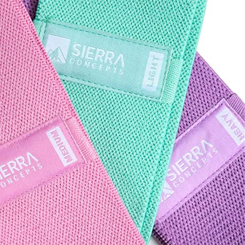 Sierra Concepts Resistance Booty Bands and Jump Rope Skipping Workout Set for Women 2 Sierra Concepts Resistance Booty Bands and Jump Rope Skipping Workout Set for Women