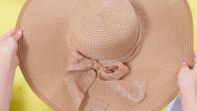 Set de 5 piezas bolso y sombrero de verano para mujer miniatura 7