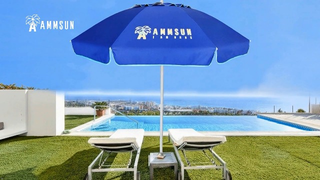 ammsun 6.5 ft outdoor patio beach umbrella sun shelter Amazon.com : AMMSUN 6.5 ft Heavy Duty Beach Umbrella for Sand with tilt Air  Vent Sun Shelter, UV 50+ Protection Outdoor Sunshade Umbrellas and Parasols  with Carry Bag for Patio Garden Beach