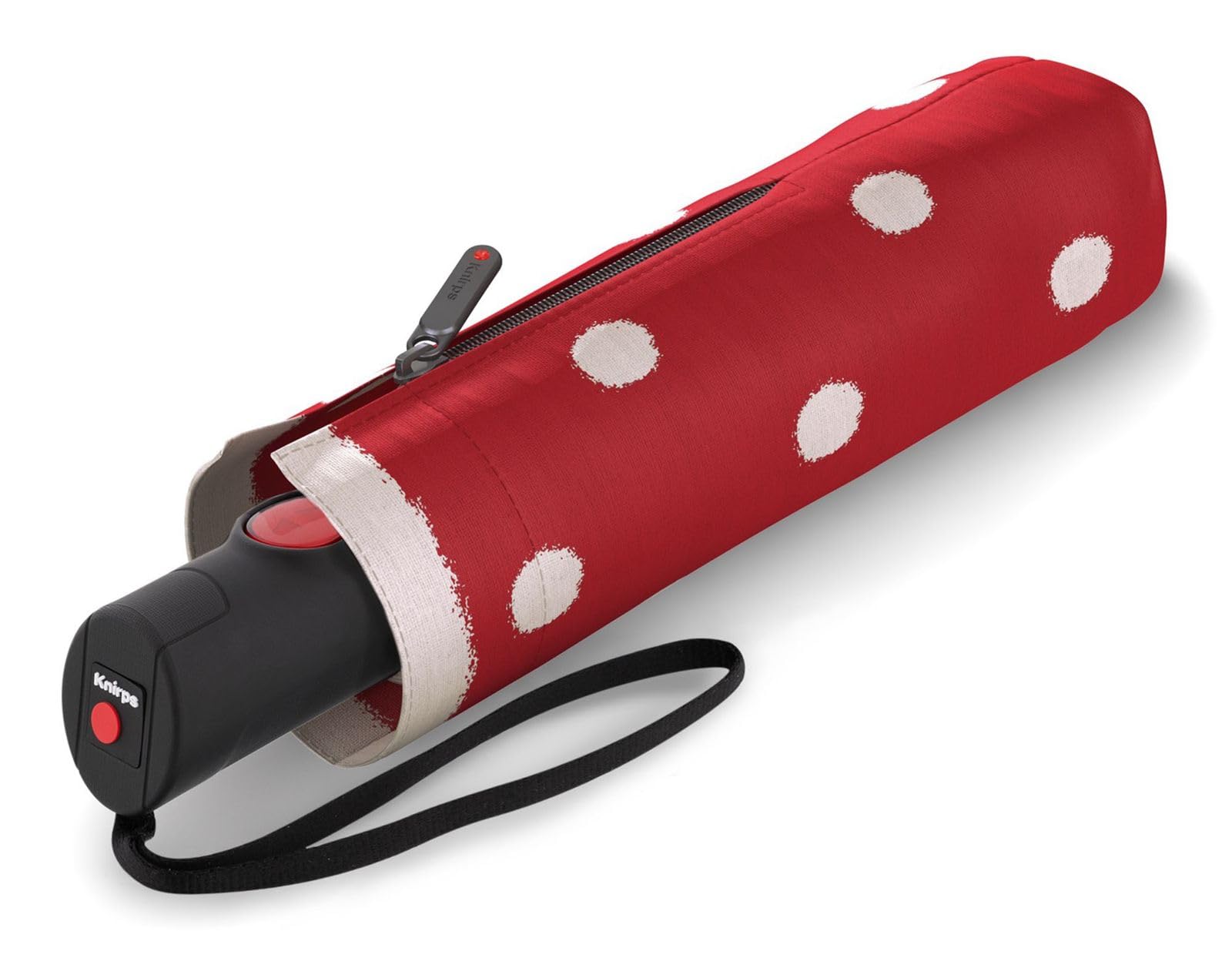 Knirps Regenschirm T.205 Duomatic Dot Art Red rot