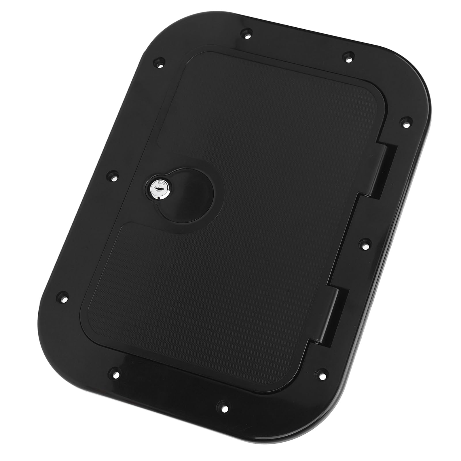 Bnineteenteam Cubierta para Escotilla de Barco, Escotilla de Acceso Marino ABS Resistente, 14,96x11,02 Pulgadas con Cerradura de Seguridad para Yates, Vehículos Recreativos y Pontones