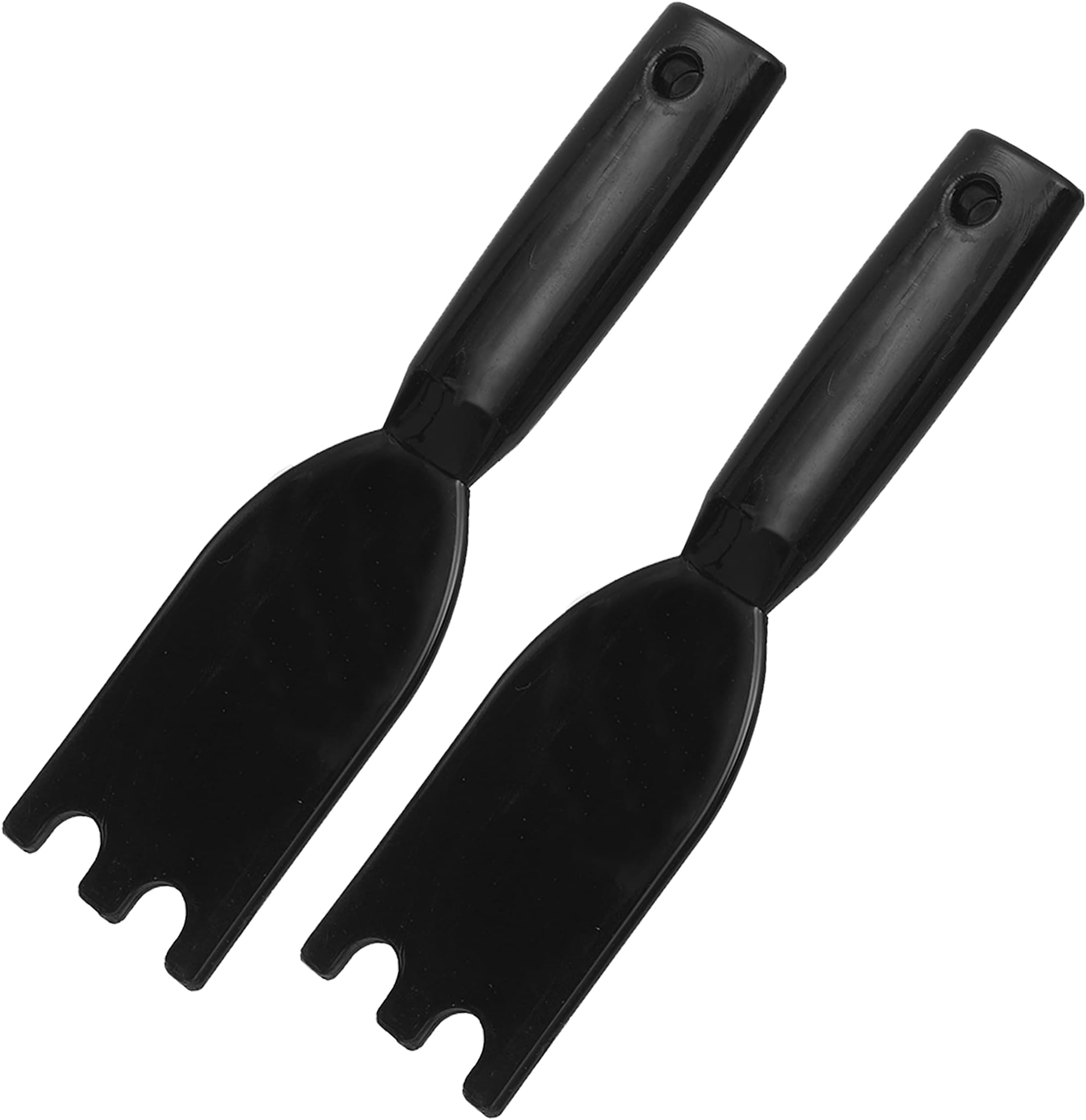 TonGass Grill Scraper for George Foreman Indoor Grills & Most Other Indoor Grills with Grooves, Heat-Resistant Grill Spatula - 2 Pack